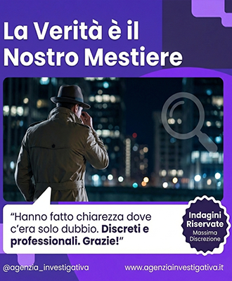 annuncio Facebook Ads per agenzia investigativa