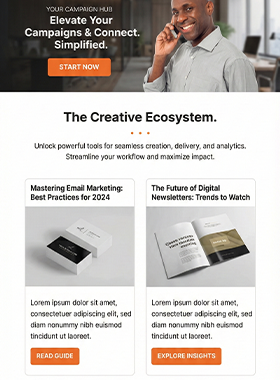 Template email campagna marketing promozionale