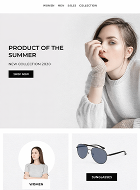 Template email moda e abbigliamento