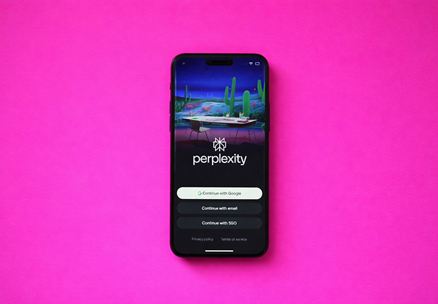 Logo Perplexity AI motore ricerca intelligenza artificiale