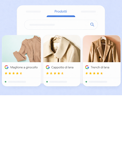 Sezione prodotti Google My Business