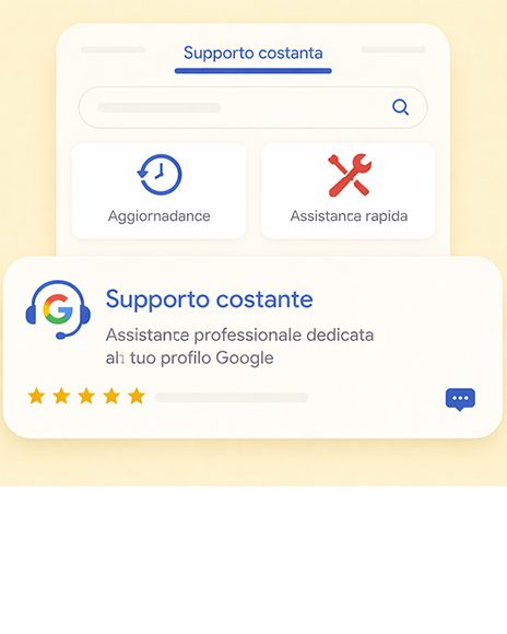 Supporto clienti Google My Business