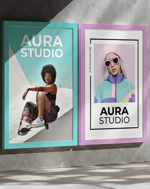 poster pubblicitario moda street advertising